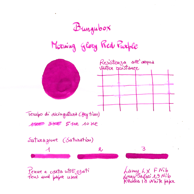 Bungubox Bungubox Morning Glory Red Purple Inchiostro 20 ml Edizione Limitata