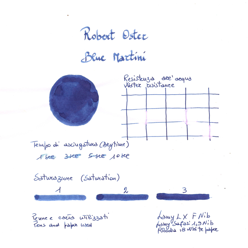 Robert Oster Robert Oster Blue Martini Inchiostro 50 ml