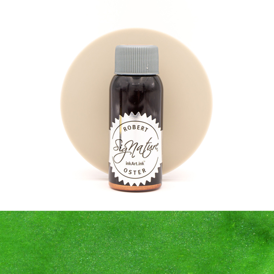 Robert Oster Shake 'N' Shimmy Green Lady Ink Bottle 50 ml