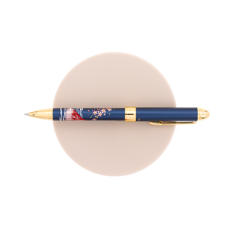 Sailor Sailor Yu-Bi Maki-e Penna Multifunzione Mt. Fuji Blu