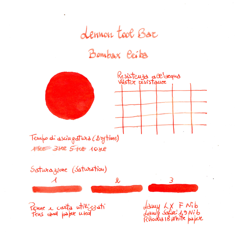 Lennon Tool Bar Lennon Tool Bar 2023 Spring Limited Bombax Ceiba Inchiostro 30 ml