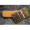 Galen Leather Galen Leather Magnum Opus Portapenne in Pelle 12 Posti Crazy Horse Brown