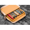 Galen Leather Galen Leather Magnum Opus 6 Slots Pen Case Undyed Leather