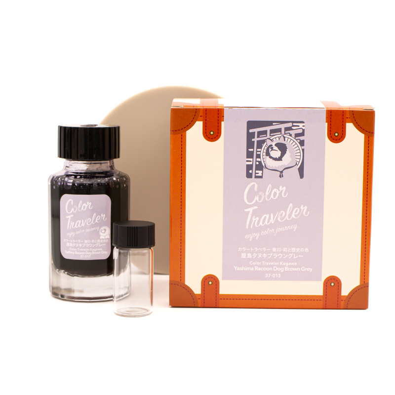 Color Traveler Color Traveler Yashima Raccoon Dog Brown Grey Inchiostro 30 ml