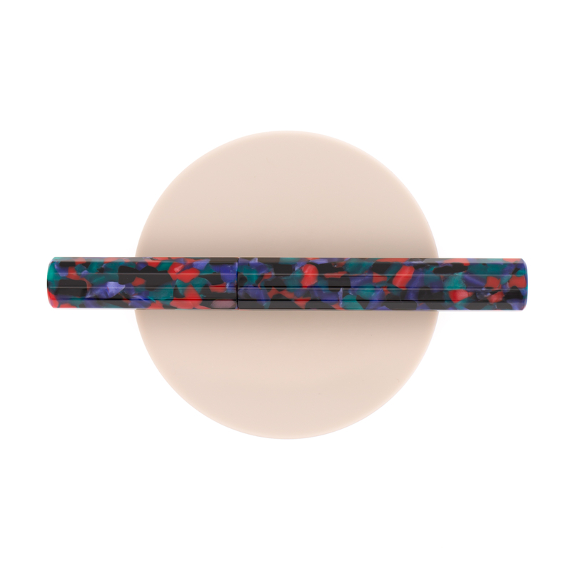 Wancher Wancher Kaleido Fountain Pen Black (Yomatsuri)