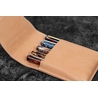Galen Leather Galen Leather Flap Portapenne in Pelle 5 Posti Undyed