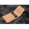 Galen Leather Galen Leather Flap Portapenne in Pelle 5 Posti Undyed