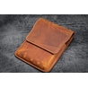 Galen Leather Galen Leather Flap Pen Case for 5 Pens Crazy Horse Brown