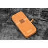 Galen Leather Galen Leather Magnum Opus Portapenne in Pelle 3 Posti Crazy Horse Honey Ochre
