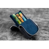 Galen Leather Galen Leather Magnum Opus Portapenne in Pelle 3 Posti Crazy Horse Navy Blue