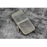 Galen Leather Galen Leather Magnum Opus Portapenne in Pelle 3 Posti Crazy Horse Smoky Grey