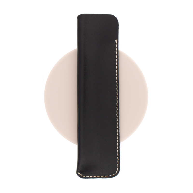 Galen Leather Galen Leather Sleeve for 1 Pen Black