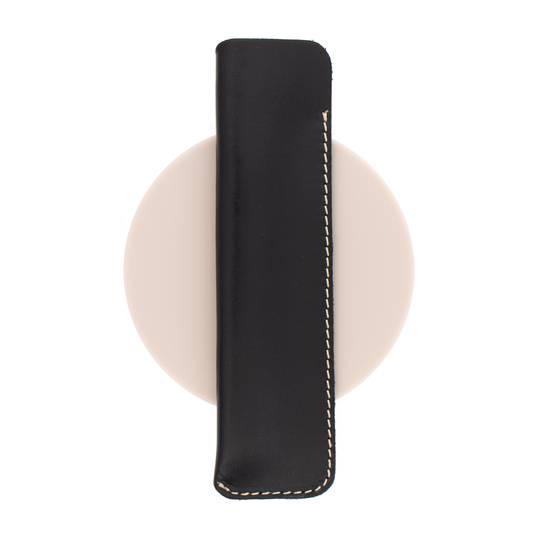 Galen Leather Portapenne in Pelle 1 Posto Nero