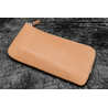 Galen Leather Galen Leather Slip-N-Zip Portapenne in Pelle 4 Posti Undyed Leather