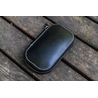 Galen Leather Galen Leather Portapenne in Pelle con Zip 6 Posti Nero