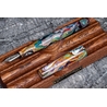 Galen Leather Galen Leather The Pen Bed Supporto Portapenne in Legno di Mogano