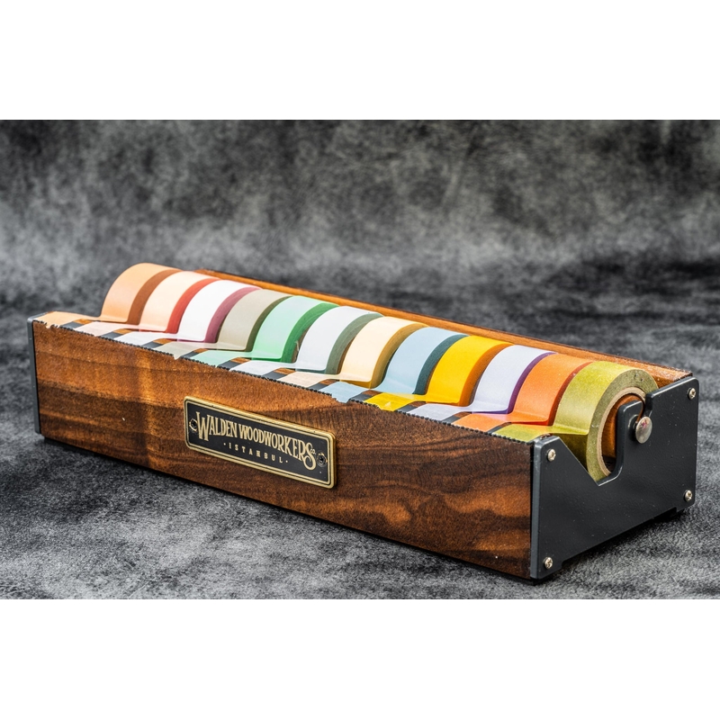 Galen Leather Galen Leather Multi Washi Tape Dispenser Walnut