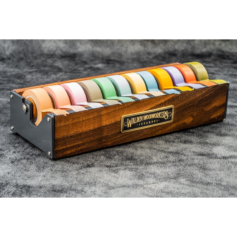 Galen Leather Galen Leather Multi Washi Tape Dispenser Walnut