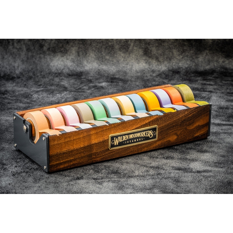 Galen Leather Galen Leather Multi Washi Tape Dispenser Walnut