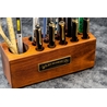 Galen Leather Galen Leather Wood Desk Organizer Portapenne in Legno di Noce