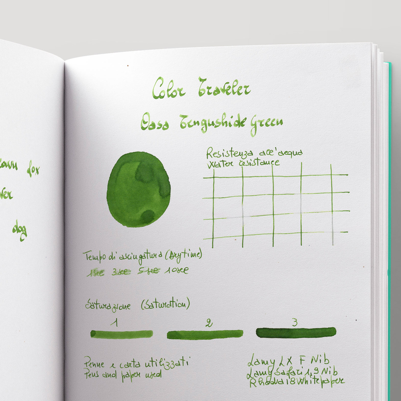 Color Traveler Color Traveler Oasa Tengushide Green Ink Bottle 30 ml