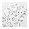 Midori Midori Sticker Two Sheets Adesivi Decorativi Cute Motif