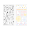 Midori Midori Sticker Two Sheets Adesivi Decorativi Cute Motif