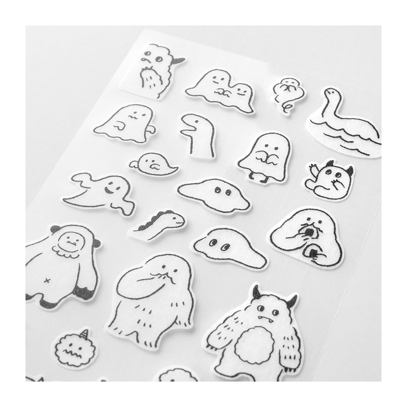 Midori Midori Sticker Two Sheets Adesivi Decorativi Monster