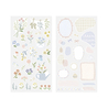 Midori Midori Sticker Two Sheets Adesivi Decorativi Flower