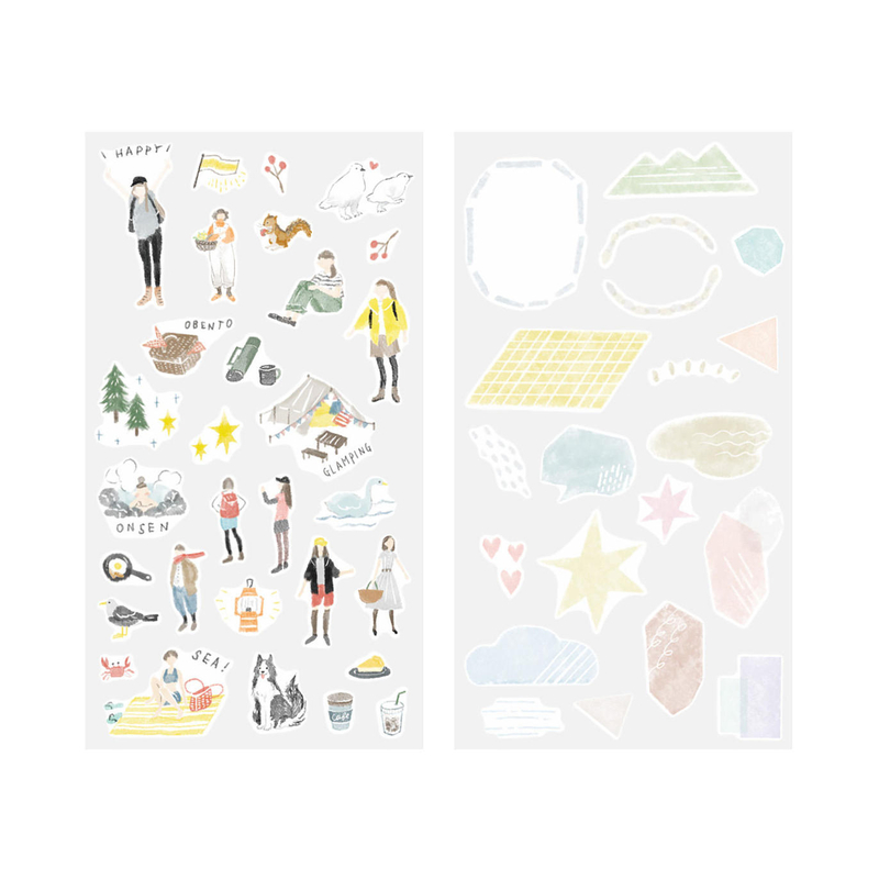 Midori Midori Sticker Two Sheets Going Out