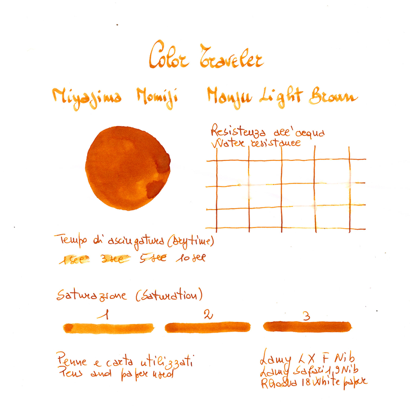 Color Traveler Color Traveler Miyajima Momiji Manju Light Brown Inchiostro 30 ml