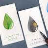 Wearingeul Wearingeul Carta per Prove di Inchiostro Ink Drop