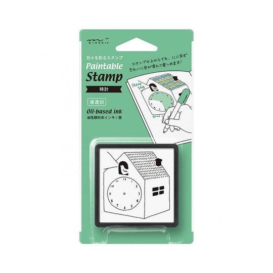 Midori Timbro Preinchiostrato Orologio