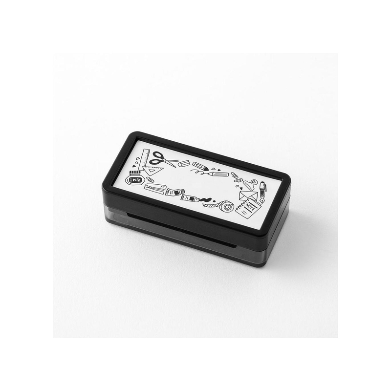 Midori Midori Paintable Stamp Pre-Inked Half-Size Stationery