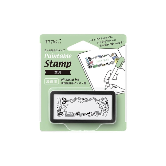 Midori Timbro Preinchiostrato Half-Size Stationery