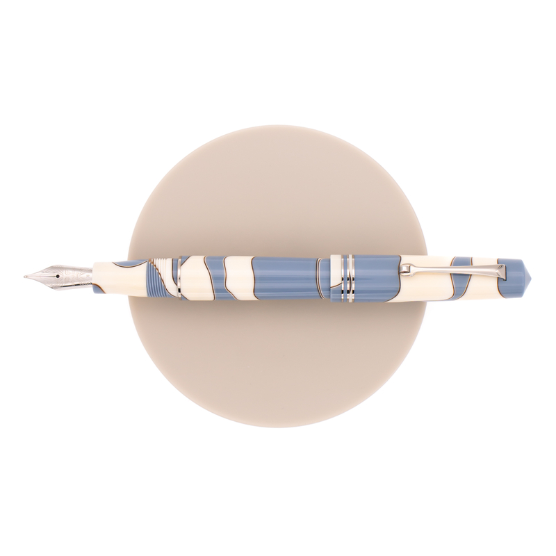 Leonardo Officina Italiana Leonardo Momento Zero Fountain Pen Nuvola & Rhodium