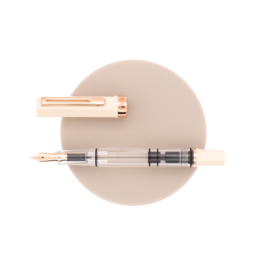 Twsbi Eco Penna Stilografica Creme & Oro Rosa