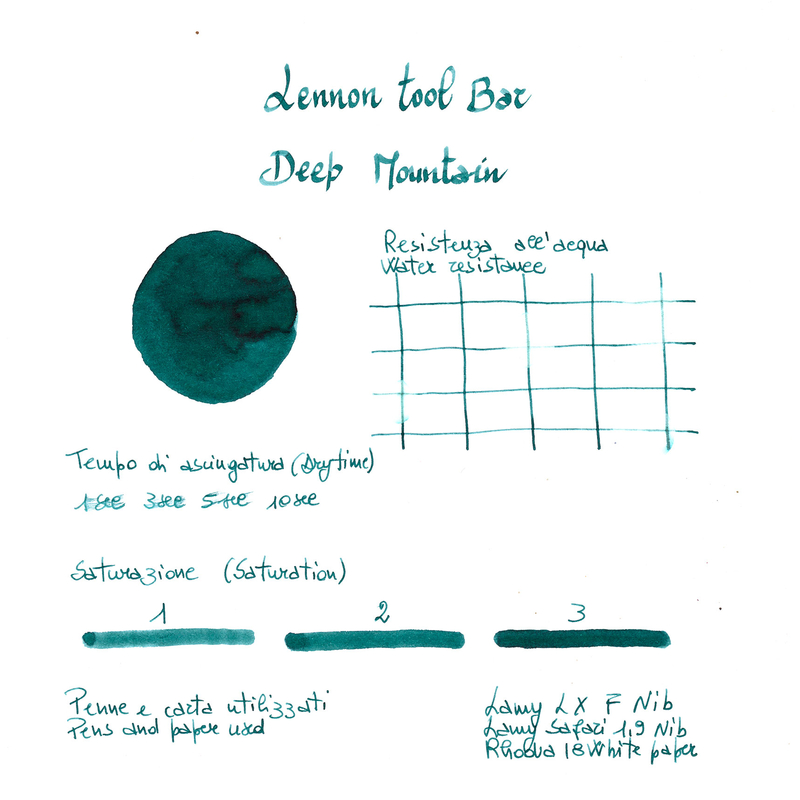 Lennon Tool Bar Lennon Tool Bar 2023 Autumn Limited Deep Mountain Inchiostro 30 ml