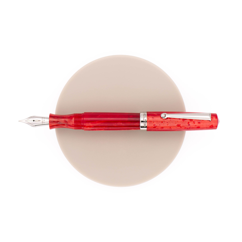 Delta Delta Intesa 2.0 Fountain Pen Red & Rhodium