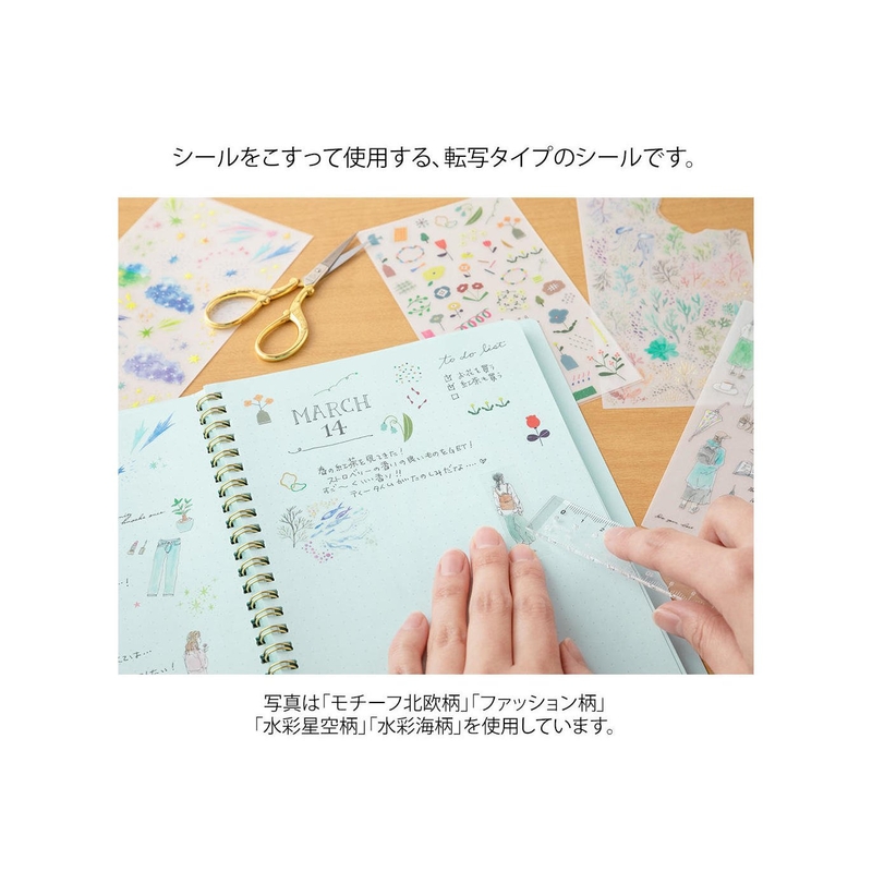 Midori Midori Transfer Sticker Adesivi Fashion