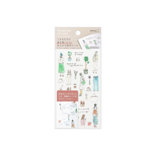 Midori Transfer Sticker Adesivi Fashion