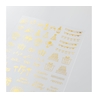 Midori Midori Foil Transfer Sticker Celebratory Patterns