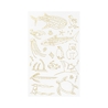 Midori Midori Foil Transfer Sticker Sea Creatures