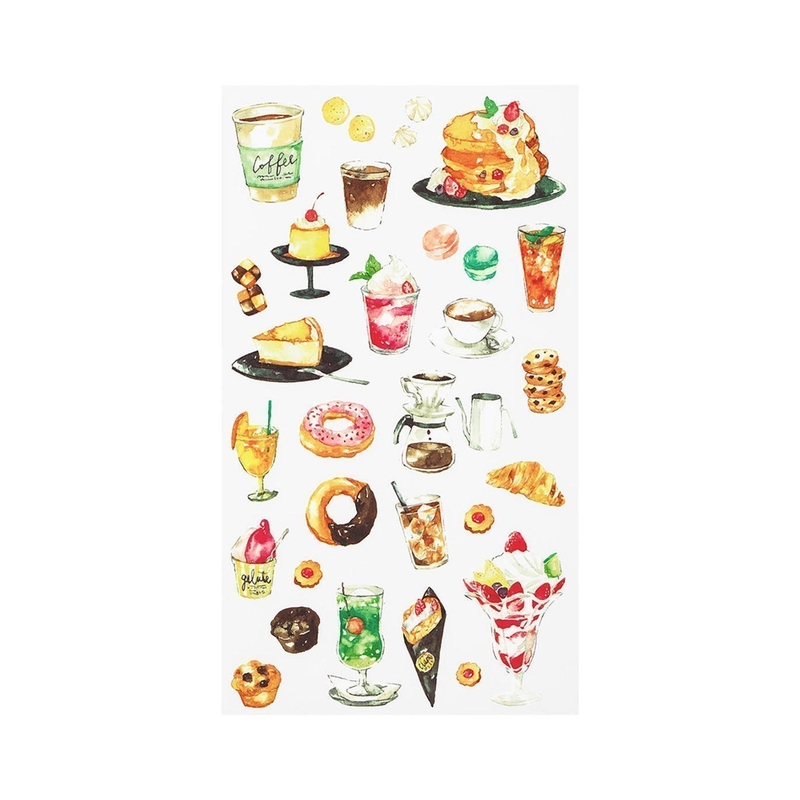 Midori Midori Transfer Sticker Adesivi Snacks