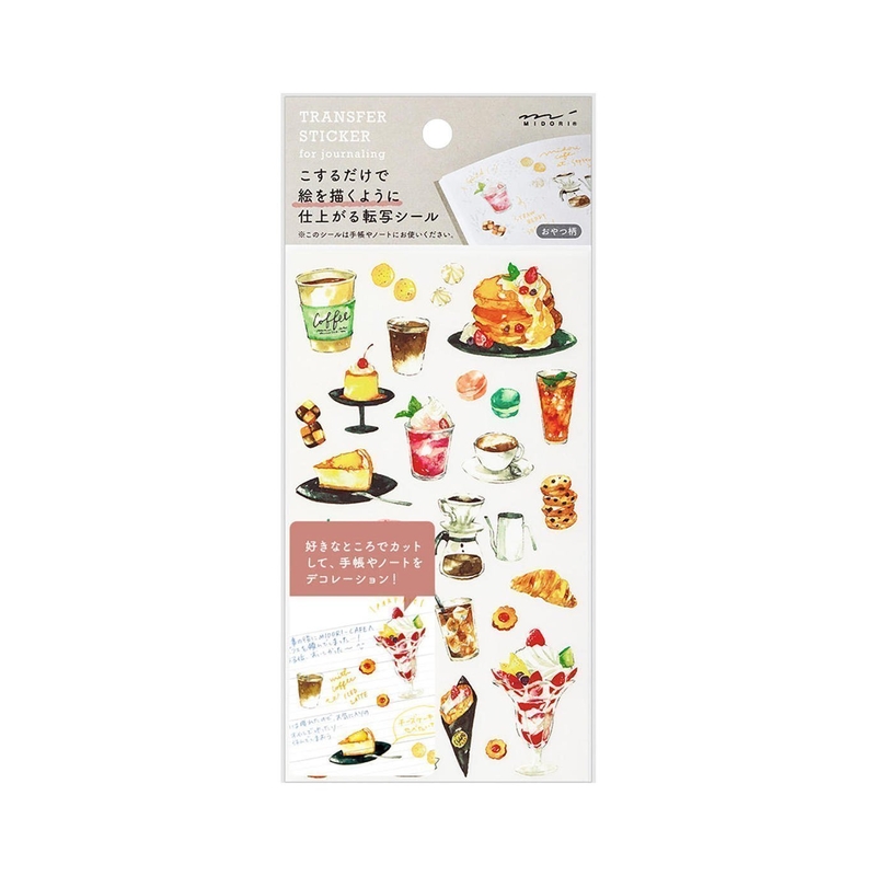 Midori Midori Transfer Sticker Snacks