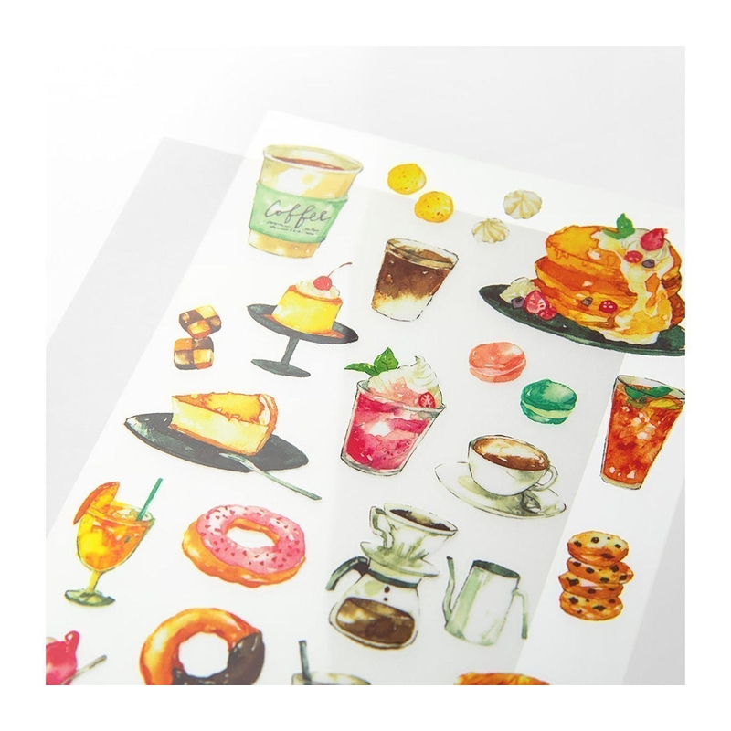 Midori Midori Transfer Sticker Adesivi Snacks