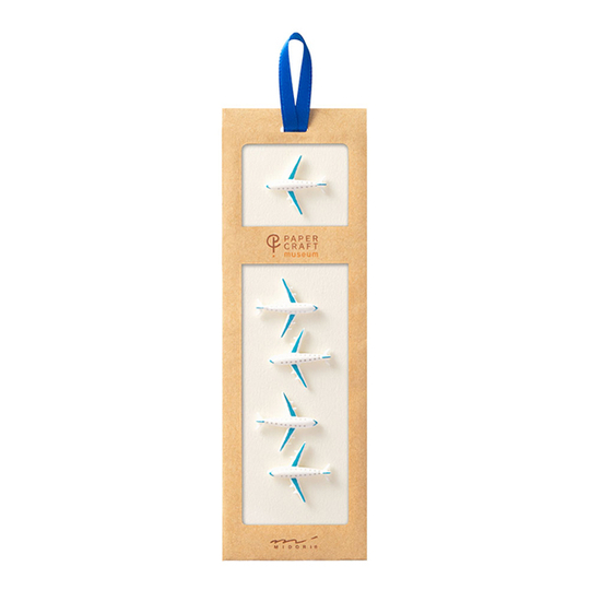 Midori Paper Craft Museum Decoration Sticker Airplane