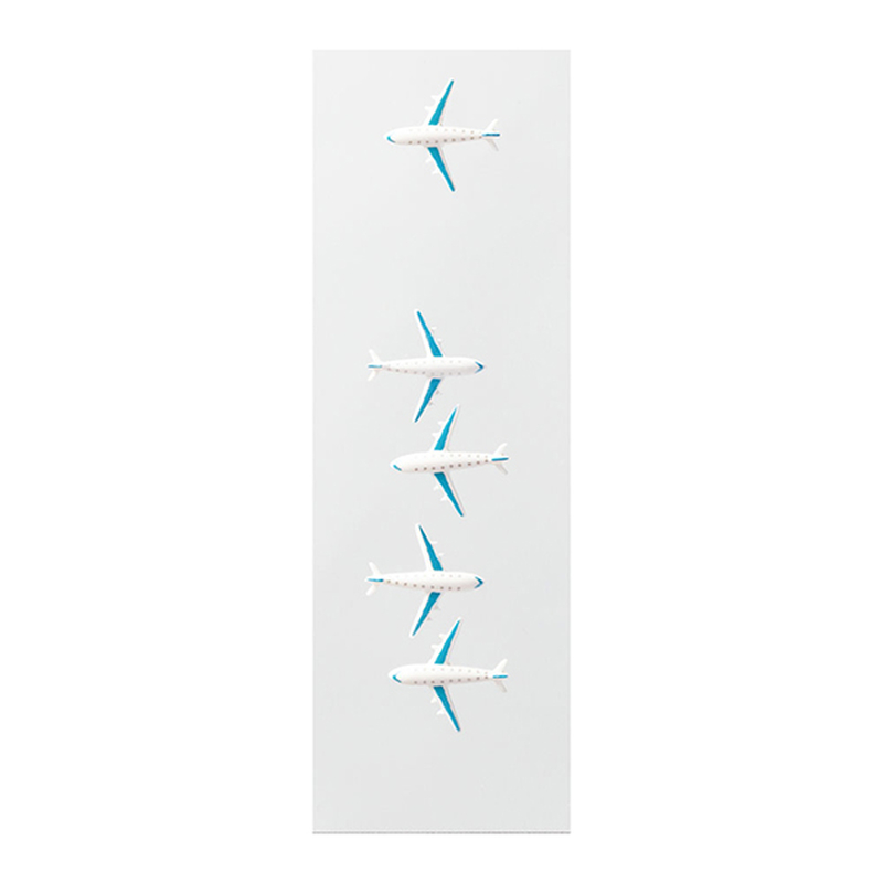 Midori Midori Paper Craft Museum Decoration Sticker Airplane