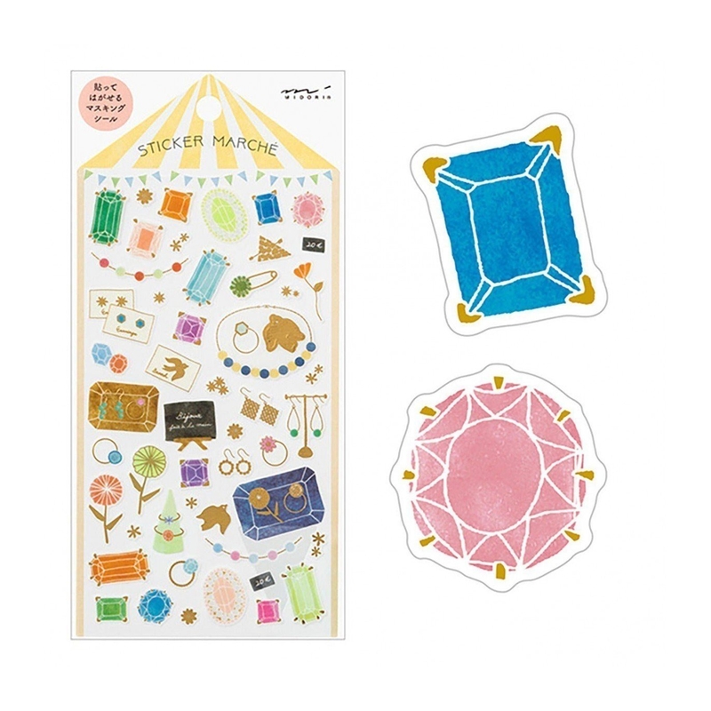 Midori Midori Sticker Marché Accessory
