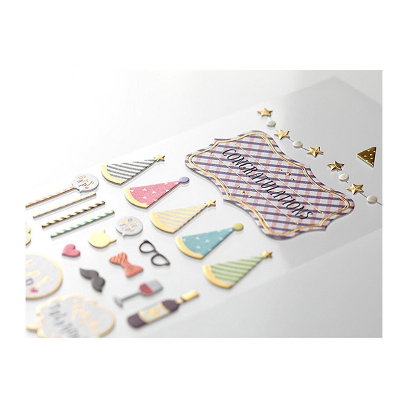 Midori Midori Paper Craft Museum Adesivi Decorativi Congratulazioni